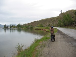 Martin along the east side of Skaha Lake